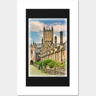 Wells Cathedral and Vicars Close Posters and Art